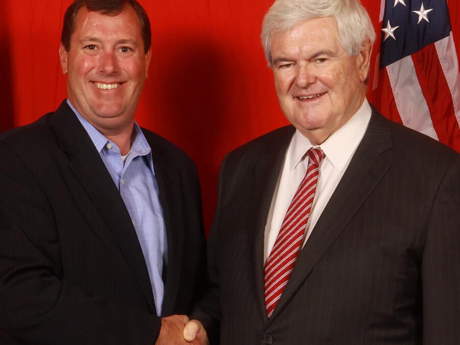 Tenurgy president meets Newt Gingrich…