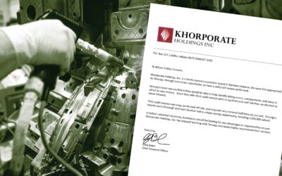 Indiana-based Khorporate Holdings Recommends Tenurgy