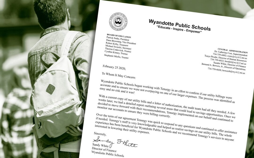 Letter of Recommendation: Wyandotte Public Schools